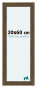 Como MDF Cadre Photo 20x60cm Or Antique De Face Mesure | Yourdecoration.fr