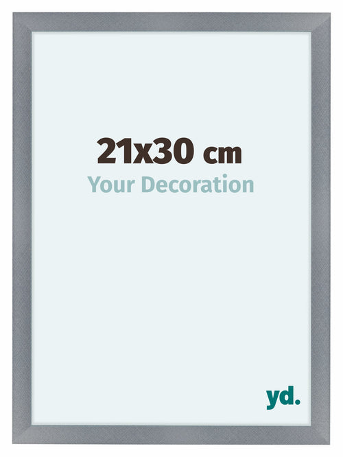 Como MDF Cadre Photo 21x30cm Aluminium Brosse De Face Mesure | Yourdecoration.fr