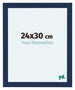 Como MDF Cadre Photo 24x30cm Bleu Fonce Patine De Face Mesure | Yourdecoration.fr