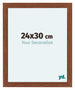 Como MDF Cadre Photo 24x30cm Noyer De Face Mesure | Yourdecoration.fr