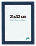 Como MDF Cadre Photo 24x32cm Bleu Fonce Patine De Face Mesure | Yourdecoration.fr