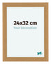 Como MDF Cadre Photo 24x32cm Hetre De Face Mesure | Yourdecoration.fr