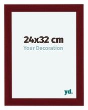 Como MDF Cadre Photo 24x32cm Vin Rouge Patine De Face Mesure | Yourdecoration.fr