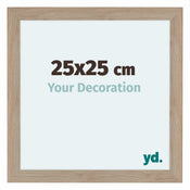 Como MDF Cadre Photo 25x25cm Chene Clair De Face Mesure | Yourdecoration.fr