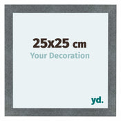 Como MDF Cadre Photo 25x25cm Fer Patine De Face Mesure | Yourdecoration.fr