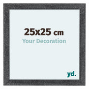 Como MDF Cadre Photo 25x25cm Gris Patine De Face Mesure | Yourdecoration.fr