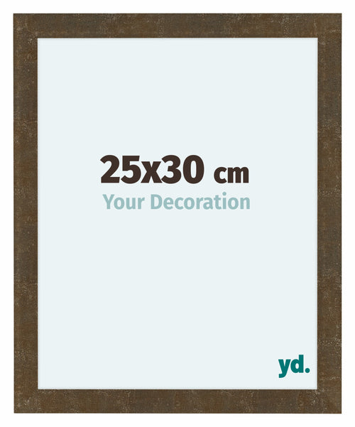 Como MDF Cadre Photo 25x30cm Or Antique De Face Mesure | Yourdecoration.fr