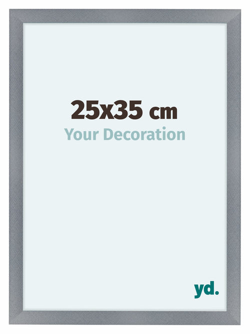 Como MDF Cadre Photo 25x35cm Aluminium Brosse De Face Mesure | Yourdecoration.fr