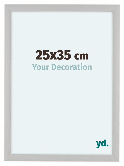 Como MDF Cadre Photo 25x35cm Blanc Grain de Bois De Face Mesure | Yourdecoration.fr