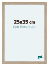 Como MDF Cadre Photo 25x35cm Chene Clair De Face Mesure | Yourdecoration.fr