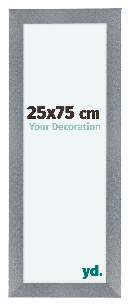 Como MDF Cadre Photo 25x75cm Aluminium Brosse De Face Mesure | Yourdecoration.fr