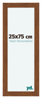 Como MDF Cadre Photo 25x75cm Chene Rustique De Face Mesure | Yourdecoration.fr