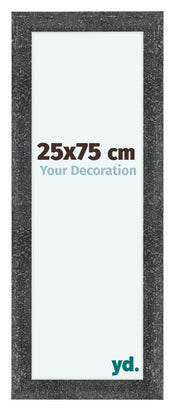 Como MDF Cadre Photo 25x75cm Gris Patine De Face Mesure | Yourdecoration.fr