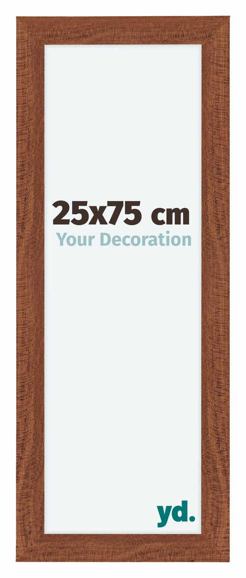 Como MDF Cadre Photo 25x75cm Noyer De Face Mesure | Yourdecoration.fr