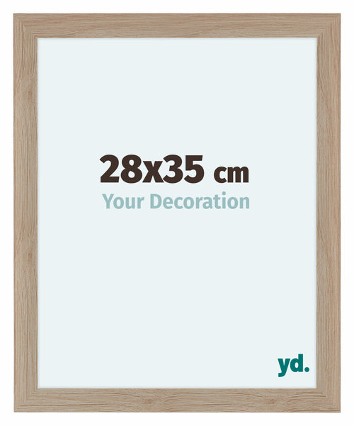 Como MDF Cadre Photo 28x35cm Chene Clair De Face Mesure | Yourdecoration.fr