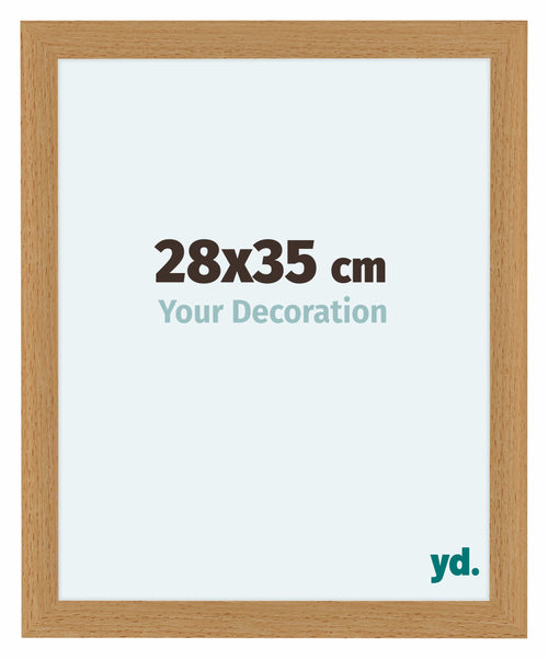 Como MDF Cadre Photo 28x35cm Hetre De Face Mesure | Yourdecoration.fr