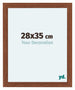 Como MDF Cadre Photo 28x35cm Noyer De Face Mesure | Yourdecoration.fr