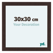 Como MDF Cadre Photo 30x30cm Chene Fonce De Face Mesure | Yourdecoration.fr