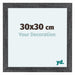 Como MDF Cadre Photo 30x30cm Gris Patine De Face Mesure | Yourdecoration.fr