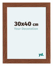 Como MDF Cadre Photo 30x40cm Noyer De Face Mesure | Yourdecoration.fr