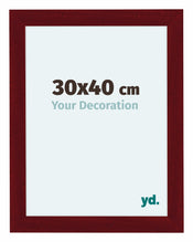 Como MDF Cadre Photo 30x40cm Vin Rouge Patine De Face Mesure | Yourdecoration.fr