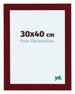 Como MDF Cadre Photo 30x40cm Vin Rouge Patine De Face Mesure | Yourdecoration.fr