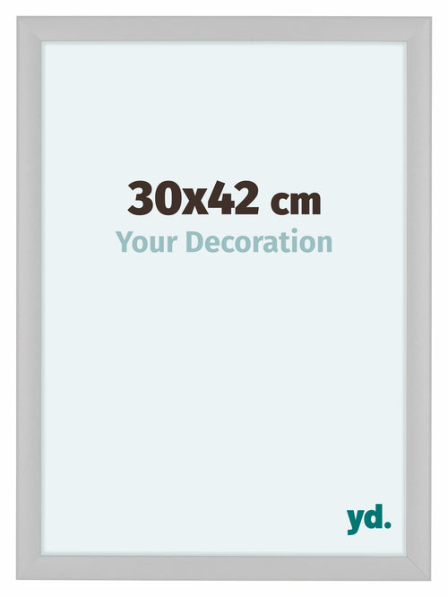 Como MDF Cadre Photo 30x42cm Blanc Mat De Face Mesure | Yourdecoration.fr