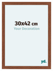 Como MDF Cadre Photo 30x42cm Noyer De Face Mesure | Yourdecoration.fr