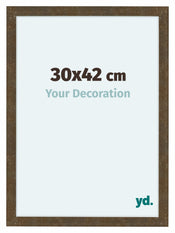 Como MDF Cadre Photo 30x42cm Or Antique De Face Mesure | Yourdecoration.fr