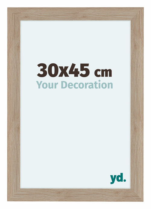 Como MDF Cadre Photo 30x45cm Chene Clair De Face Mesure | Yourdecoration.fr