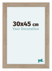 Como MDF Cadre Photo 30x45cm Chene Clair De Face Mesure | Yourdecoration.fr