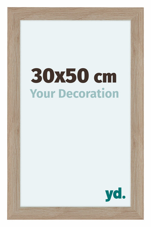 Como MDF Cadre Photo 30x50cm Chene Clair De Face Mesure | Yourdecoration.fr