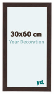 Como MDF Cadre Photo 30x60cm Chene Fonce De Face Mesure | Yourdecoration.fr