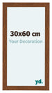 Como MDF Cadre Photo 30x60cm Chene Rustique De Face Mesure | Yourdecoration.fr