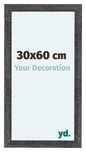 Como MDF Cadre Photo 30x60cm Gris Patine De Face Mesure | Yourdecoration.fr