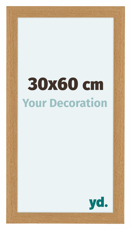 Como MDF Cadre Photo 30x60cm Hetre De Face Mesure | Yourdecoration.fr