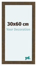 Como MDF Cadre Photo 30x60cm Or Antique De Face Mesure | Yourdecoration.fr