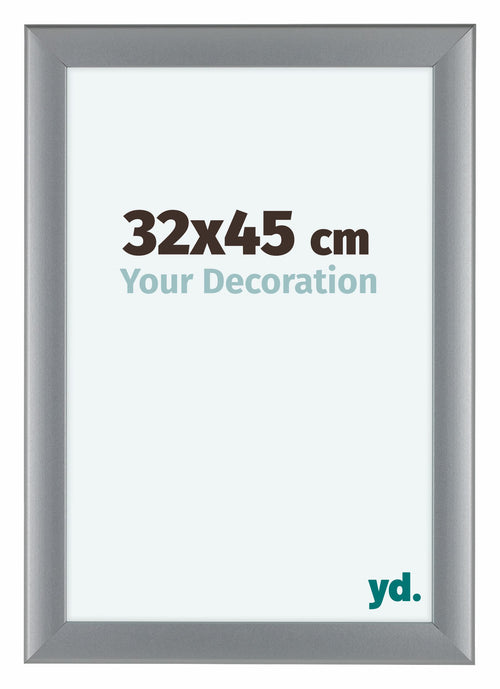 Como MDF Cadre Photo 32x45cm Argent Mat De Face Mesure | Yourdecoration.fr