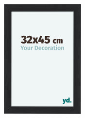 Como MDF Cadre Photo 32x45cm Noir Grain de Bois De Face Mesure | Yourdecoration.fr