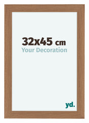 Como MDF Cadre Photo 32x45cm Noyer Clair De Face Mesure | Yourdecoration.fr