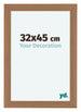 Como MDF Cadre Photo 32x45cm Noyer Clair De Face Mesure | Yourdecoration.fr