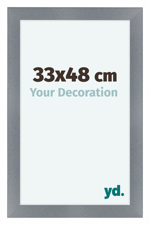 Como MDF Cadre Photo 33x48cm Aluminium Brosse De Face Mesure | Yourdecoration.fr