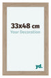 Como MDF Cadre Photo 33x48cm Chene Clair De Face Mesure | Yourdecoration.fr