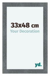 Como MDF Cadre Photo 33x48cm Fer Patine De Face Mesure | Yourdecoration.fr