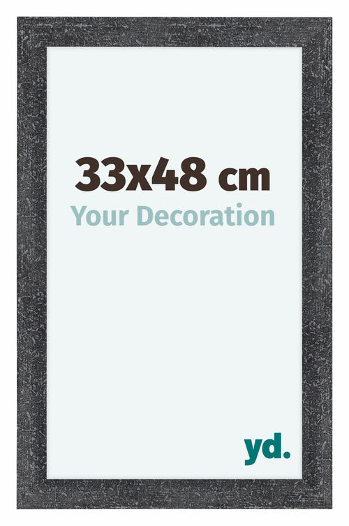 Como MDF Cadre Photo 33x48cm Gris Patine De Face Mesure | Yourdecoration.fr