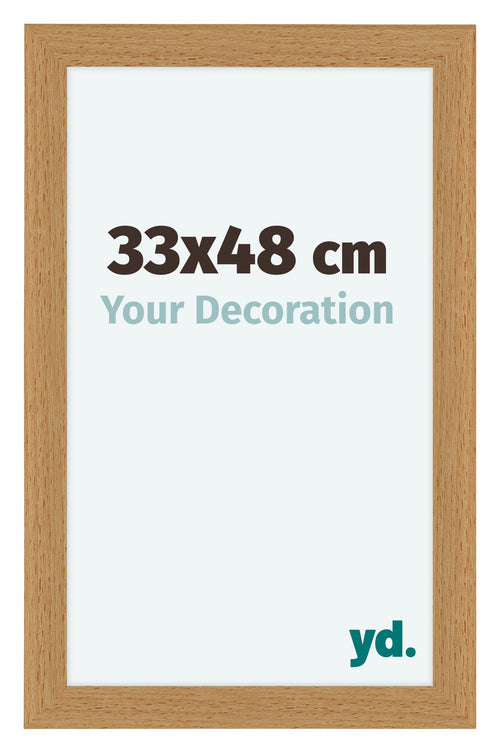 Como MDF Cadre Photo 33x48cm Hetre De Face Mesure | Yourdecoration.fr