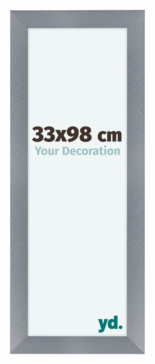 Como MDF Cadre Photo 33x98cm Aluminium Brosse De Face Mesure | Yourdecoration.fr