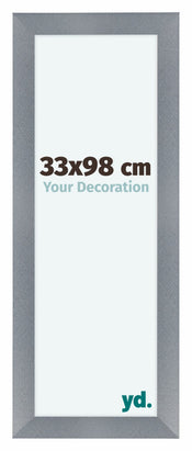 Como MDF Cadre Photo 33x98cm Aluminium Brosse De Face Mesure | Yourdecoration.fr