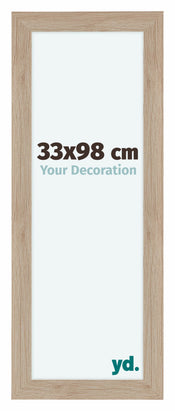 Como MDF Cadre Photo 33x98cm Chene Clair De Face Mesure | Yourdecoration.fr