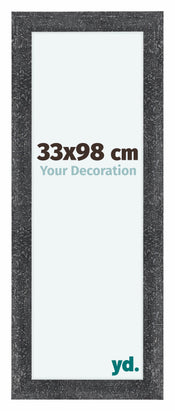 Como MDF Cadre Photo 33x98cm Gris Patine De Face Mesure | Yourdecoration.fr